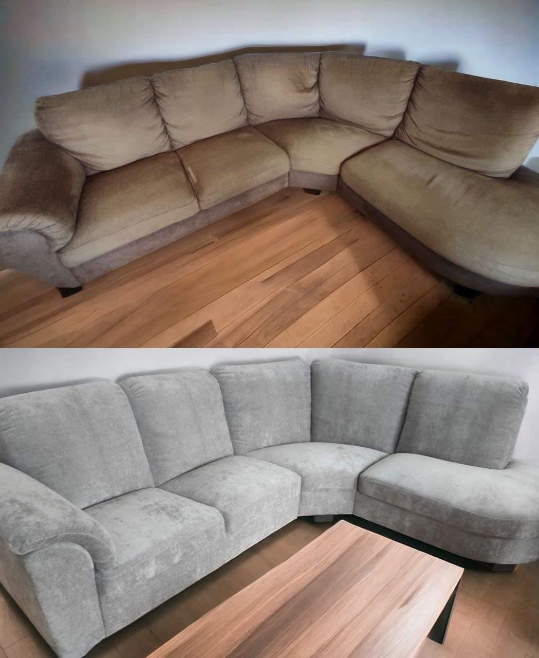 Sofa mit spezieller Polstertechnik