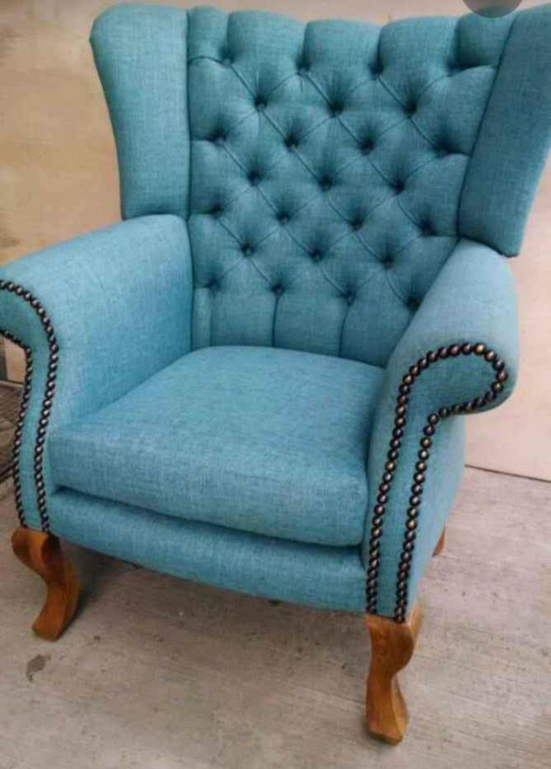 Sessel während der Restauration