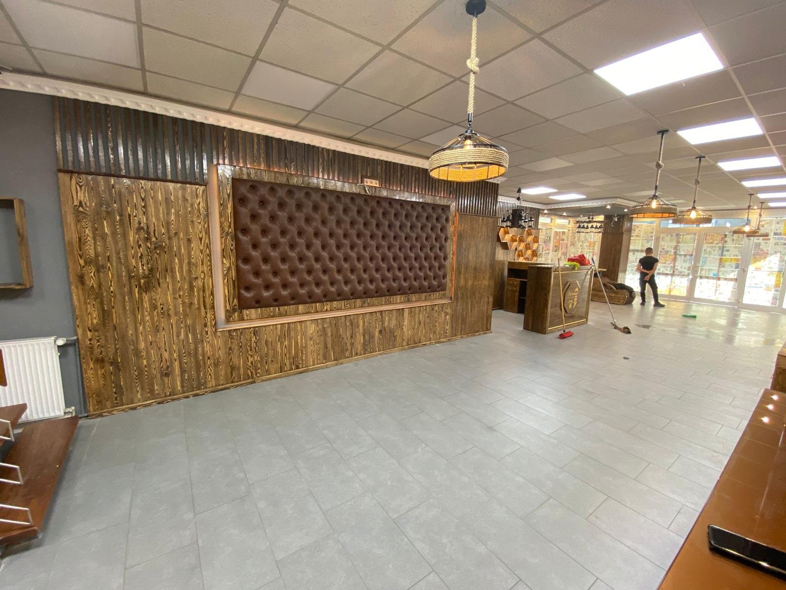 Fertige Eckbank im Wohnzimmer
