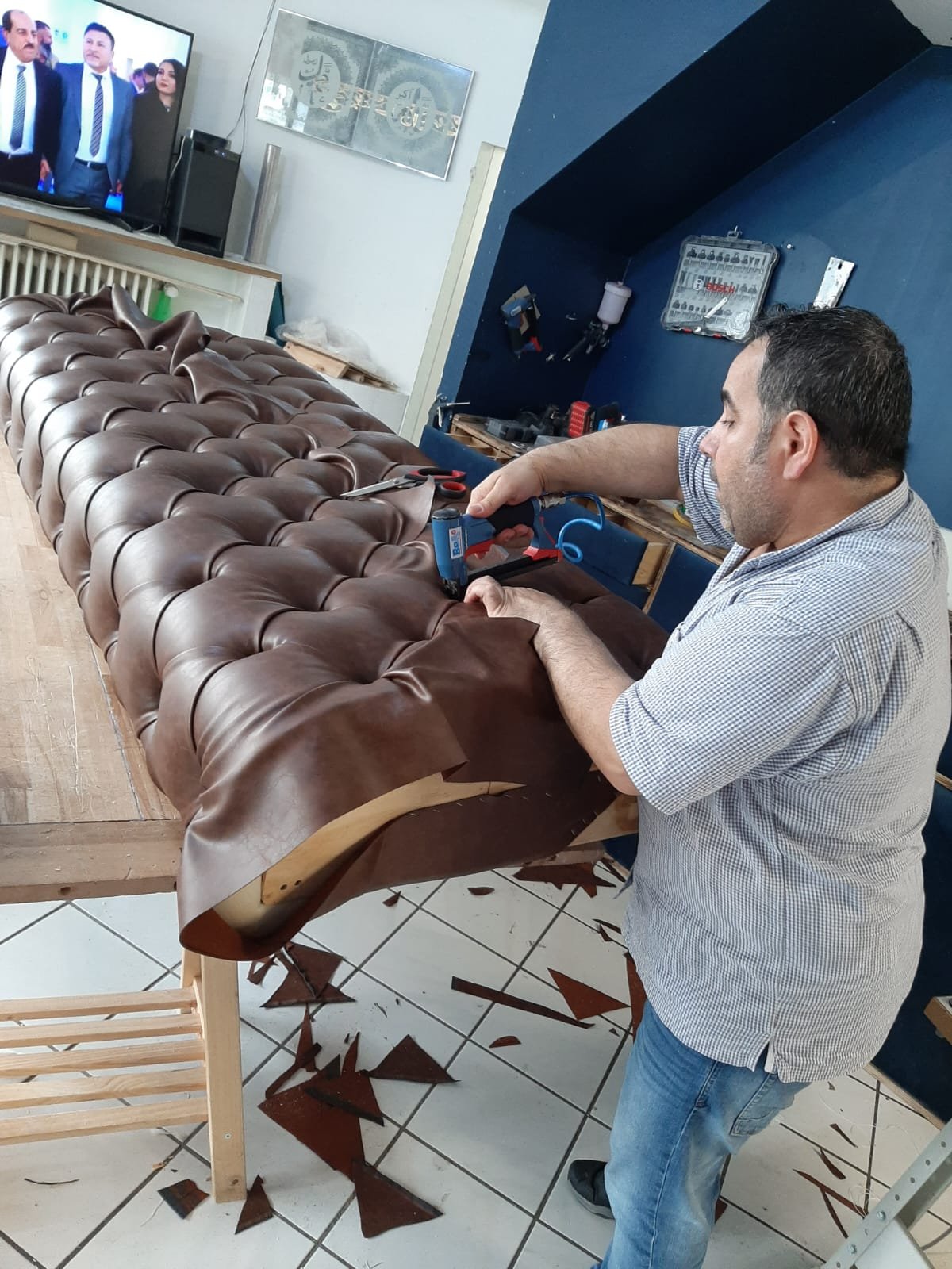 Biedermeier-Sofa Restauration